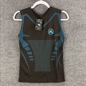 Cool Maz Black and Blue Women's Athletic Breathable Tank Top Women’s Small